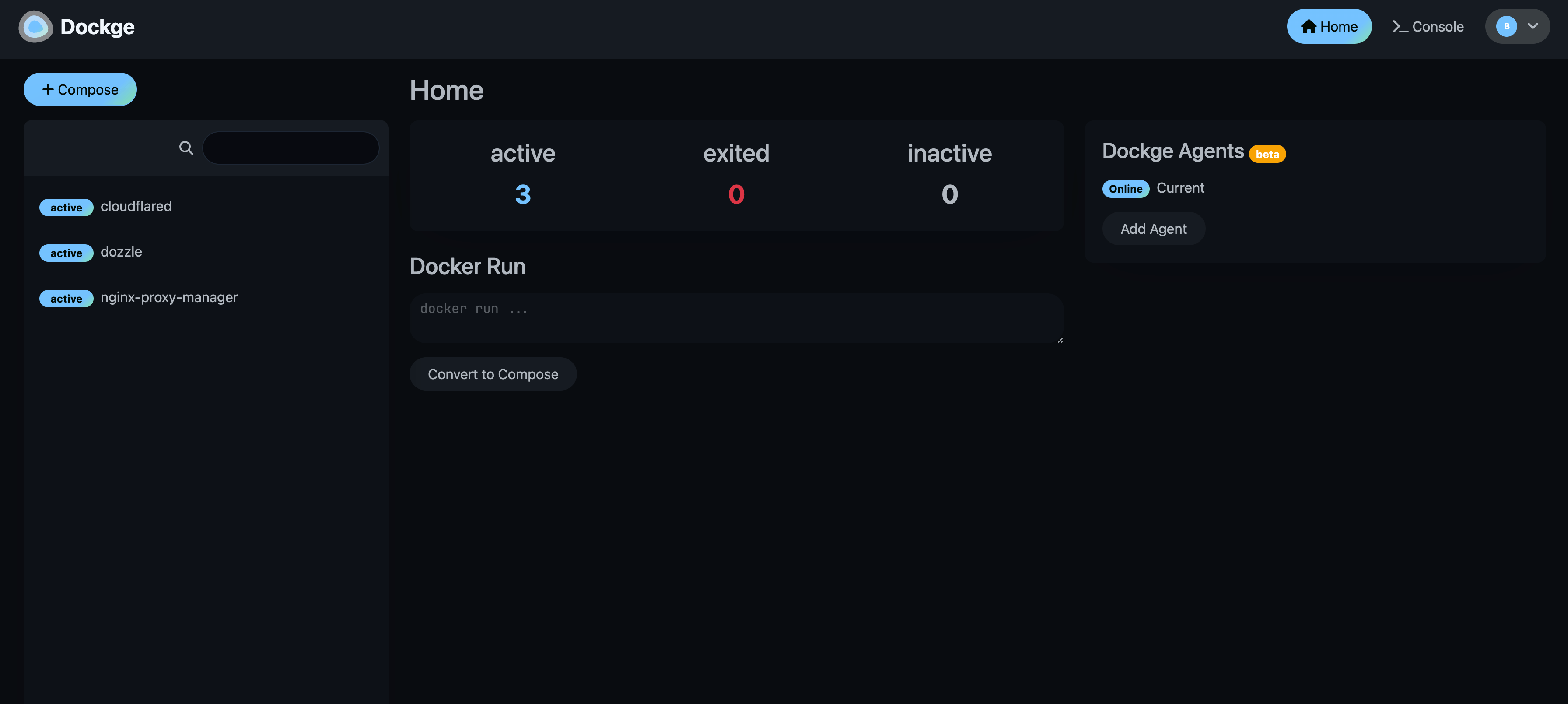 Dockge Screenshot