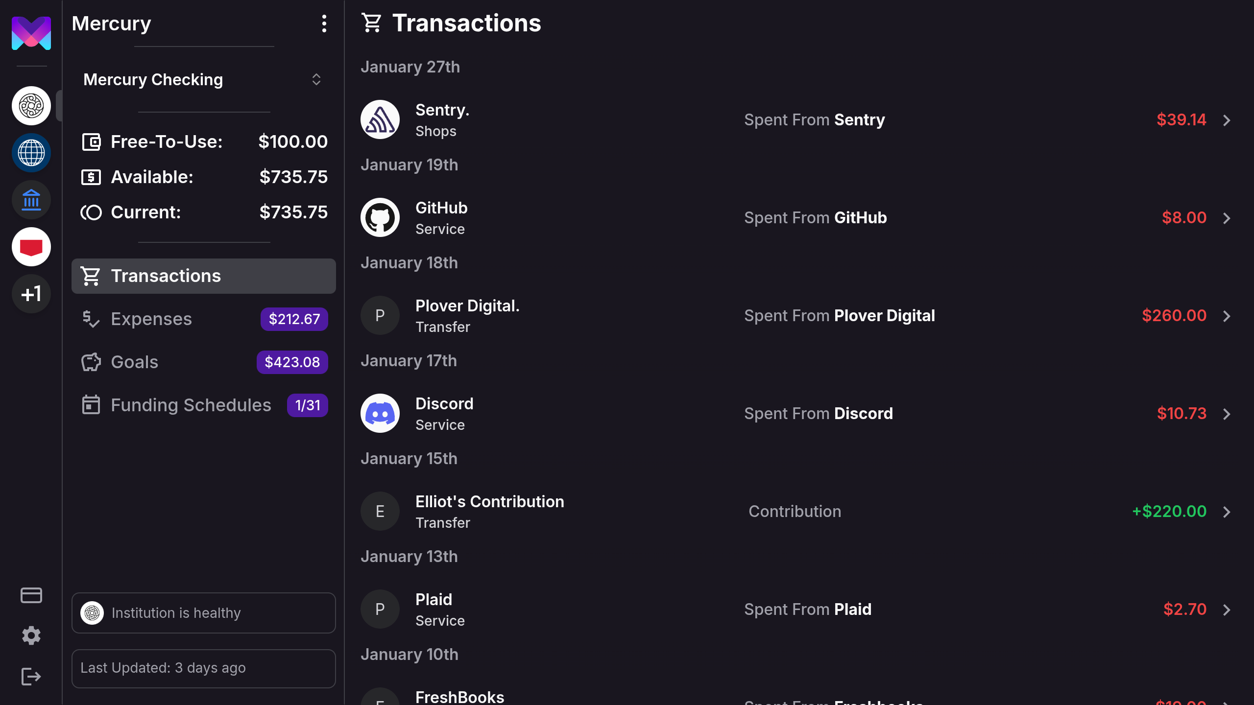 Monetr Screenshot
